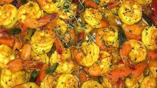 HOW TO MAKE THE BEST JAMAICAN CURRY SHRIMP USING COCONUT MILK 🥥 [upl. by Donna]