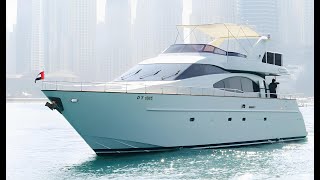 Azimut 80ft24m 40 Capacity  Flame Yachting Luxury Yacht charter in dubai [upl. by Engis]