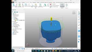 POWERMILL 2024 5 AXIS TUTORIAL OP10 5AXIS STRATEGIES IS USING IN OP20 [upl. by Asiuol338]