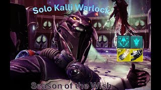 Easy solo Kalli farm Sunbracers Warlock  Season of the Wish [upl. by Magocsi]