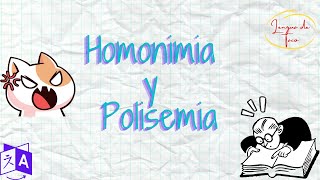 Polisemia y homonimia [upl. by Munster776]