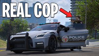 I Became A Real Cop on GTA 5 RP [upl. by Malilliw391]