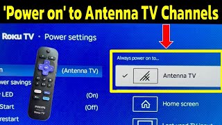 Set up your Roku Smart TV to automatically open local Antenna TV channels on startup [upl. by Goulden515]