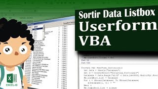 Sortir Data Listbox Melalui Combobox  VBA Excel Tutorial [upl. by Ahsaten]