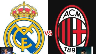 LIVE COMMENTARY REAL MADRID VS AC MILAN UEFA CHAMPIONS LEAGUE GROUP STAGE [upl. by Yejus]