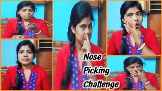 Nose Picking Challenge Part2। Requested Video। Fanny Challenge । 😅😘🤣 [upl. by Nacnud274]