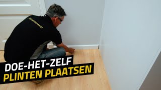 Plinten plaatsen  Plintenfabriek doehetzelf [upl. by Berlin]