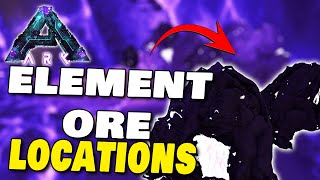 WHERE TO FIND ELEMENT ORE ON ABERRATION IN ARK SURVIVAL ASCENDED [upl. by Annavaig]