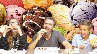 Ice Cream Sandwich Mukbang Storytime Challenge  Josh Darnit [upl. by Yenffad]