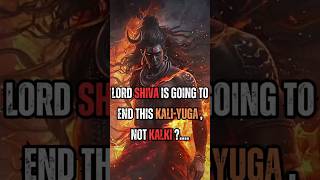 lord shiva is going to end this kaliyuga 😱😳 hindumythologyshortsancienthistorymysteryyt [upl. by Ecyt]