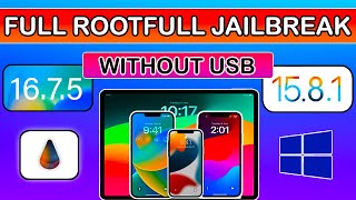 Full Rootfull Jailbreak on iOS 16771582 Install PaleRa1n Jailbreak Windows Without USB WinRa1n [upl. by Daph]