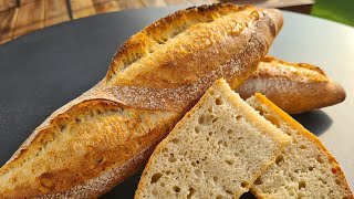 Recette de Baguette de campagne facile à la maison [upl. by Arliene]