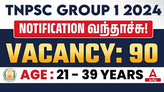 TNPSC Group 1 Notification 2024 Out 🔥 Group 1 Notification Syllabus Age and Qualification Details [upl. by Adoree]