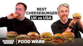 US vs UK Cheeseburgers  Food Wars  Insider Food [upl. by Neeuq521]