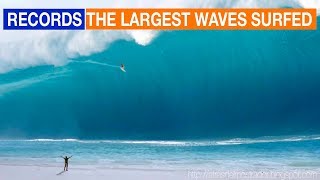 BIGGEST WAVES EVER SURFED IN HISTORY  LAS OLAS MÁS GRANDES JAMÁS SURFEADAS [upl. by Anelad279]