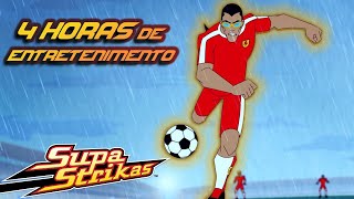 TODA A PRIMEIRA TEMPORADA  SupaStrikasBrasil  Desenhos Animados de FUTEBOL em Português [upl. by Lleryt527]