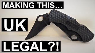 Converting a Lockback Knife into a Slipjoint [upl. by Figone951]