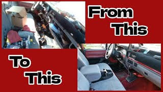 OBS Ford F 150 Flareside gets the Interior upgraded [upl. by Frye]