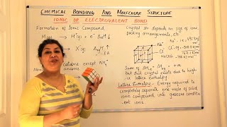 Electrovalent Bond And Lattice Enthalpy  Chemical Bonding And Molecular Structure Part 5 [upl. by Anilejna]