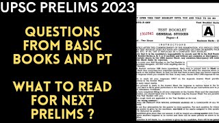 UPSC Prelims 2023 Questions from Basic books and PT 365 [upl. by Franklin]