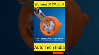 Front Axle Mechanism  CV joint axle automobile mechanism technology ytshorts animation [upl. by Mayes976]