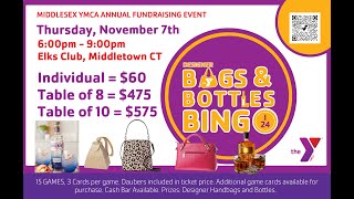 Join us for the 2024 Annual Bags amp Bottle Bingo Fundraiser on 117th  6pm [upl. by Anemij686]