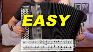 Top 5 Easy Accordion Songs Sheet Music [upl. by Darrell]