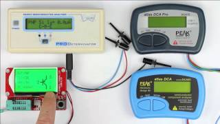 Component Tester Shootout Pt2 Transistors SCRs TRIACs [upl. by Aekim]