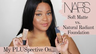 Nars Soft Matte Foundation vs Natural Radiant Foundation  ComfyChic365 [upl. by Annayk402]