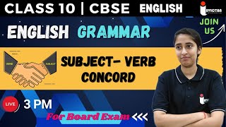 Subject Verb Concord  English Grammar  Full Explanation  Class 10  CBSE Board [upl. by Navek]