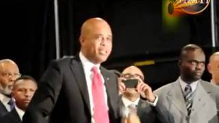 President Michel Martelly At Kreyol Festival New York quotHaiti Newsquot [upl. by Osana]