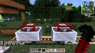 Tutorials Railcraft  Cart Trains [upl. by Barden]