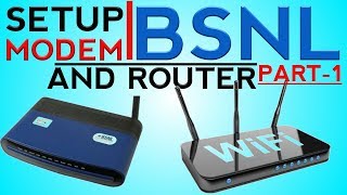 Process of Setup amp configuration of New BSNL Broadband Router  1 [upl. by Oiramaj]