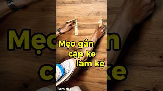 Hướng dẫn cách gắn cặp ke giá đỡ lên tường làm kệ đơn giản chính xác meovatcuocsong trend NHT [upl. by Chi]