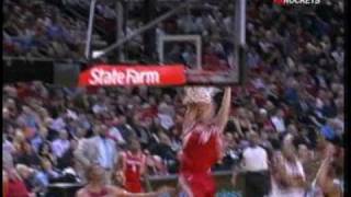 Chase Budinger Slam vs Blazers [upl. by Viridissa]