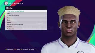 PES 2021 FACE ATUALIZADA VINÍCIUS JR 2023 XBOX SÉRIES S [upl. by Oiratnom]