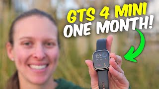 Amazfit GTS 4 Mini Smartwatch My Thoughts After 1 Month [upl. by Nnaeirb]