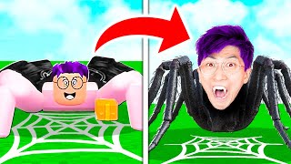 LANKYBOX Becomes a SPIDER In ROBLOX BE A SPIDER TYCOON [upl. by Mccafferty288]