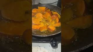 Slow mo sweet potato fry howridiculous [upl. by Gisele]