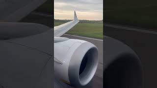 Ryanair smooth landing at Newcastle aviation automobile landing [upl. by Biddick]