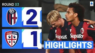 BolognaCagliari 21  Zirkzee turns it around for Bologna Goals amp Highlights  Serie A 202324 [upl. by Godard172]