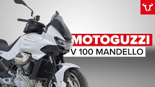 Discover the Moto Guzzi V100 Mandello  AMAZING accessories for an AMAZING bike [upl. by Nanette]