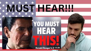 INCREDIBLE Ronald Reagans Speech NO ONE Wants To Hear British Guy Reacts [upl. by Acemat]