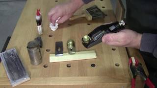 LieNielsen No 6012 Block Plane Maintenance PLANE TALK  September 9th 2017 [upl. by Charmane]