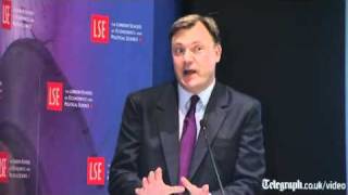 Shadow Chancellor Ed Balls calls for emergency tax cuts [upl. by Norrehs82]