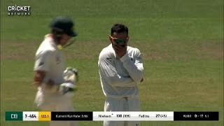 Virat Kohlis hilarious reaction to rare wicket  India’s Tour of Australia 201819 [upl. by Llerroj]