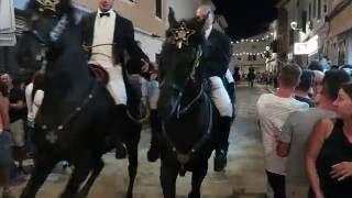 Jaleo Horse Festival in Es Mercadal Menorca 10 September 2016 03 [upl. by Danziger]