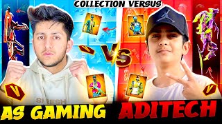 As Gaming Vs Aditech Collection War Only Rare Bundle Challenge 😍  Garena Free Fire [upl. by Loria]