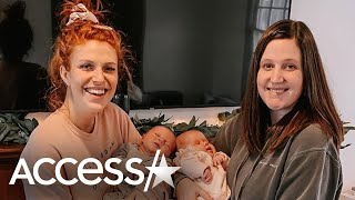 Tori Roloff And Audrey Roloffs Newborns Meet For The First Time Twinning [upl. by Kyte]