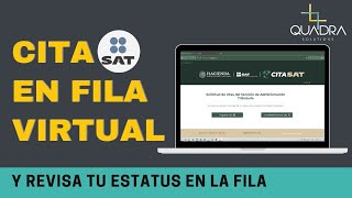 📅 CÓMO AGENDAR CITA SAT FILA VIRTUAL Y ¡Consulta cómo vas en la fila [upl. by Mima]